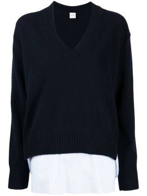 

Layered V-neck jumper, Paul Smith Layered V-neck jumper