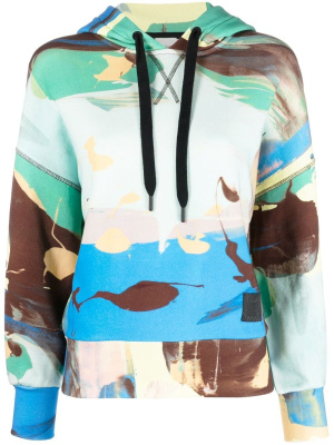 

Abstract-print hoodie, Paul Smith Abstract-print hoodie