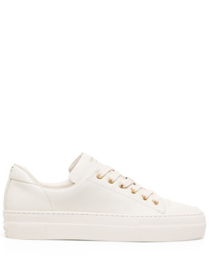

Logo-print leather sneakers, TOM FORD Logo-print leather sneakers