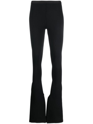 

Split-seam flared skinny trousers, Rick Owens Lilies Split-seam flared skinny trousers