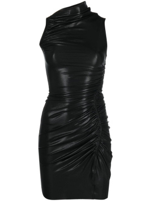 

Sleeveless ruched minidress, Rick Owens Lilies Sleeveless ruched minidress