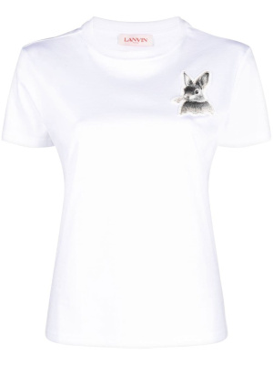 

Patch-detail T-shirt, Lanvin Patch-detail T-shirt