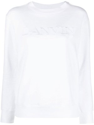 

Logo-patch crewneck sweatshirt, Lanvin Logo-patch crewneck sweatshirt