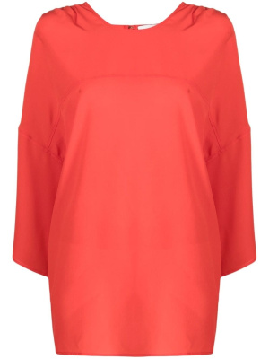 

Draped silk blouse, Lanvin Draped silk blouse
