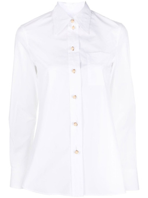 

Point-collar cotton shirt, Lanvin Point-collar cotton shirt