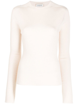 

Extra-long sleeve rib-knit jumper, Lanvin Extra-long sleeve rib-knit jumper