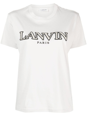 

Embroidered logo T-shirt, Lanvin Embroidered logo T-shirt