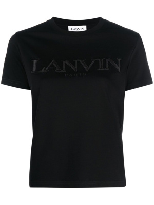 

Logo-lettering cotton T-shirt, Lanvin Logo-lettering cotton T-shirt