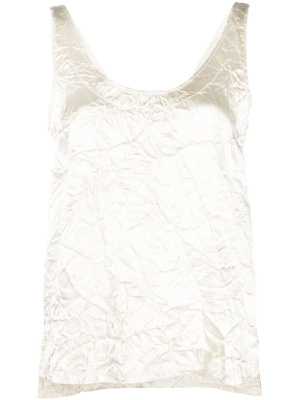 

V-back crinkled-effect top, Lanvin V-back crinkled-effect top
