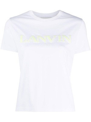 

Logo-lettering cotton T-shirt, Lanvin Logo-lettering cotton T-shirt