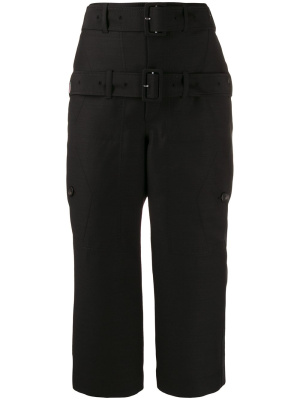 

Double belt cropped trousers, Lanvin Double belt cropped trousers
