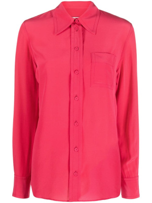 

Button-down silk shirt, Lanvin Button-down silk shirt