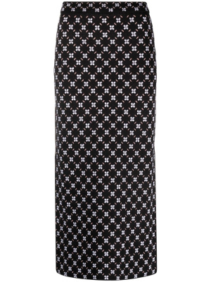 

Jacquard knitted skirt, Lanvin Jacquard knitted skirt