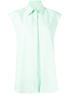 

Sleeveless linen shirt, Loulou Studio Sleeveless linen shirt