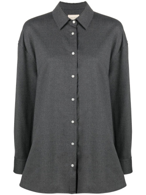 

Wool button-down shirt, Loulou Studio Wool button-down shirt