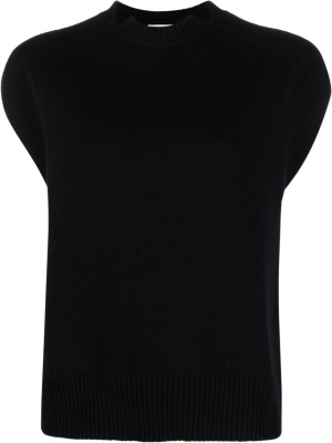 

Cut-out detail knit top, Loulou Studio Cut-out detail knit top