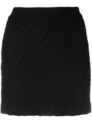 

Cable-knit mini skirt, Loulou Studio Cable-knit mini skirt