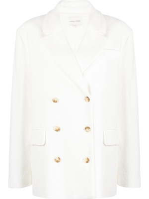 

Double-breasted suit blazer, Loulou Studio Double-breasted suit blazer
