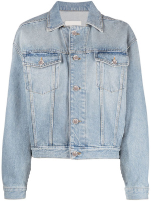 

Long-sleeved denim jacket, Loulou Studio Long-sleeved denim jacket