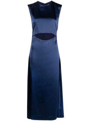 

Copan cut-out satin dress, Loulou Studio Copan cut-out satin dress