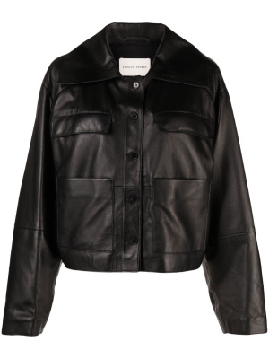

Sulat cropped jacket, Loulou Studio Sulat cropped jacket