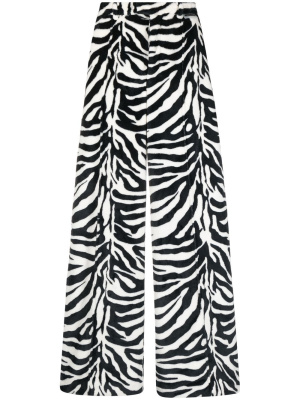 

Zebra-print wide-leg trousers, VETEMENTS Zebra-print wide-leg trousers
