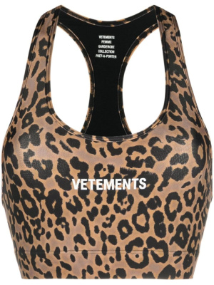 

Leopard-print sports bra, VETEMENTS Leopard-print sports bra