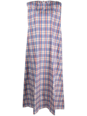 

Checked cotton maxi dress, VETEMENTS Checked cotton maxi dress