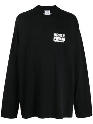 

Long-sleeve cotton T-shirt, VETEMENTS Long-sleeve cotton T-shirt