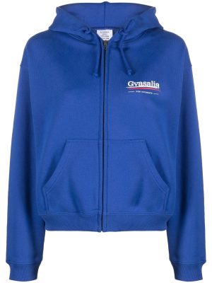 

Logo-print cotton hoodie, VETEMENTS Logo-print cotton hoodie