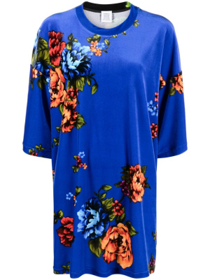 

Floral-print long T-shirt, VETEMENTS Floral-print long T-shirt