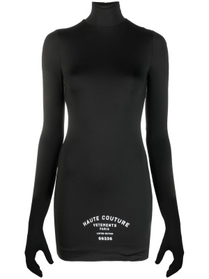 

Logo-print minidress, VETEMENTS Logo-print minidress