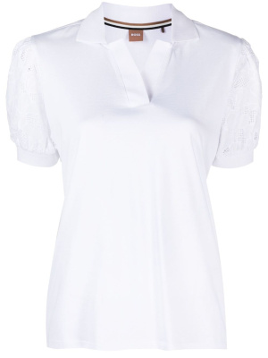 

Cutwork-detailing polo shirt, BOSS Cutwork-detailing polo shirt