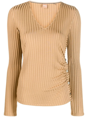 

Fine-ribbed V-neck sweater, BOSS Fine-ribbed V-neck sweater