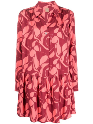 

Abstract short shirt dress, BOSS Abstract short shirt dress