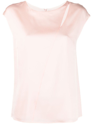 

Cut-out silk tank top, BOSS Cut-out silk tank top
