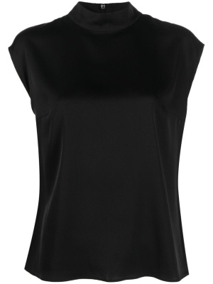 

Cap-sleeve silk-blend top, BOSS Cap-sleeve silk-blend top