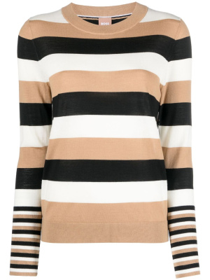 

Striped virgin wool jumper, BOSS Striped virgin wool jumper