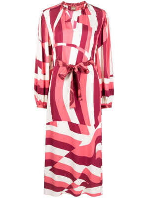 

Long-sleeves striped long dress, BOSS Long-sleeves striped long dress