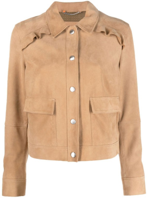

Goat-skin button-up jacket, BOSS Goat-skin button-up jacket