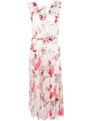 

Abstract-print midi dress, BOSS Abstract-print midi dress