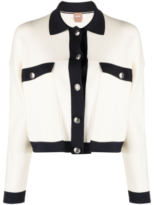 

Button-fastening long-sleeve cardigan, BOSS Button-fastening long-sleeve cardigan