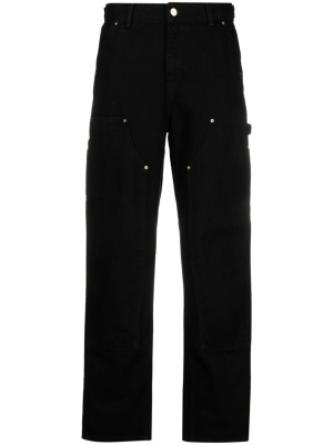 

Logo-patch cotton straight trousers, Carhartt WIP Logo-patch cotton straight trousers
