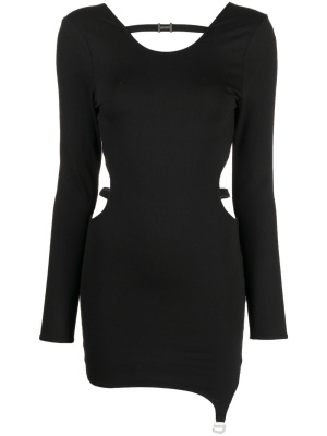 

Logo-detail long-sleeve mini dress, HELIOT EMIL Logo-detail long-sleeve mini dress