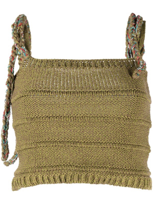 

Sleeveless knitted crop top, Ader Error Sleeveless knitted crop top