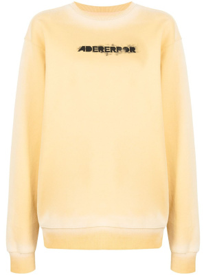 

Logo-print oversized sweatshirt, Ader Error Logo-print oversized sweatshirt