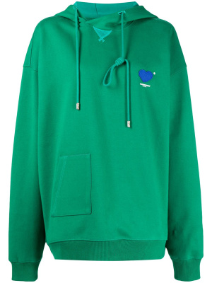 

Chest logo-print detail hoodie, Ader Error Chest logo-print detail hoodie