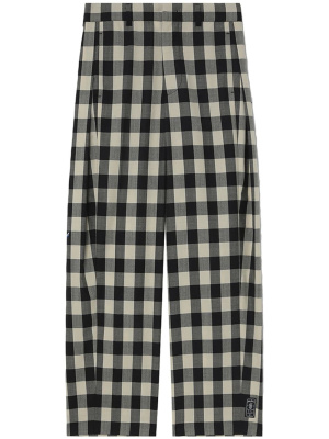 

Aoker gingham wool trousers, Ader Error Aoker gingham wool trousers