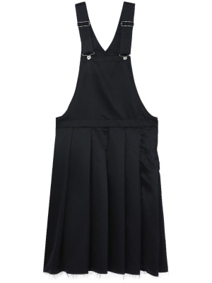 

Pleated pinafore midi dress, Black Comme Des Garçons Pleated pinafore midi dress