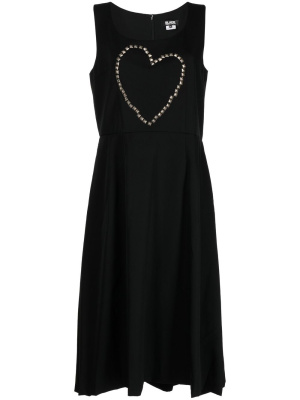 

Studded-heart detail dress, Black Comme Des Garçons Studded-heart detail dress